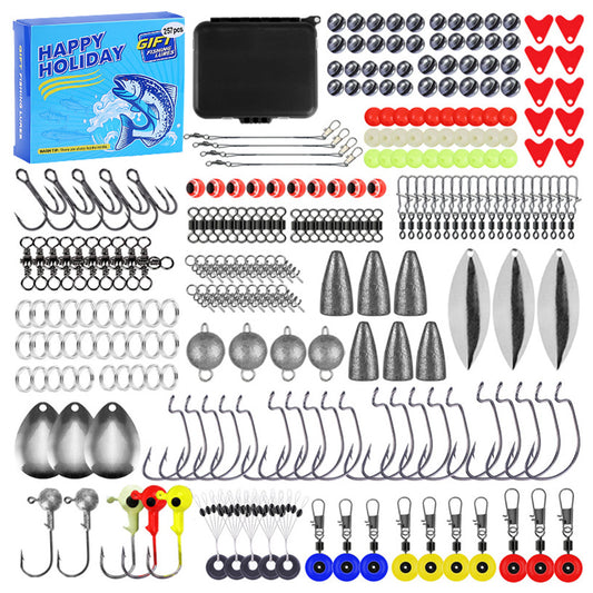 257Pcs Plastic Fishing Lures Tackle Prawn Shrimp Flathead Bream Cod Bass Lure Fishing Kit