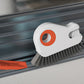 2Pcs 2-in-1 Window Track Groove Cleaning Brush with Hidden Scraper
