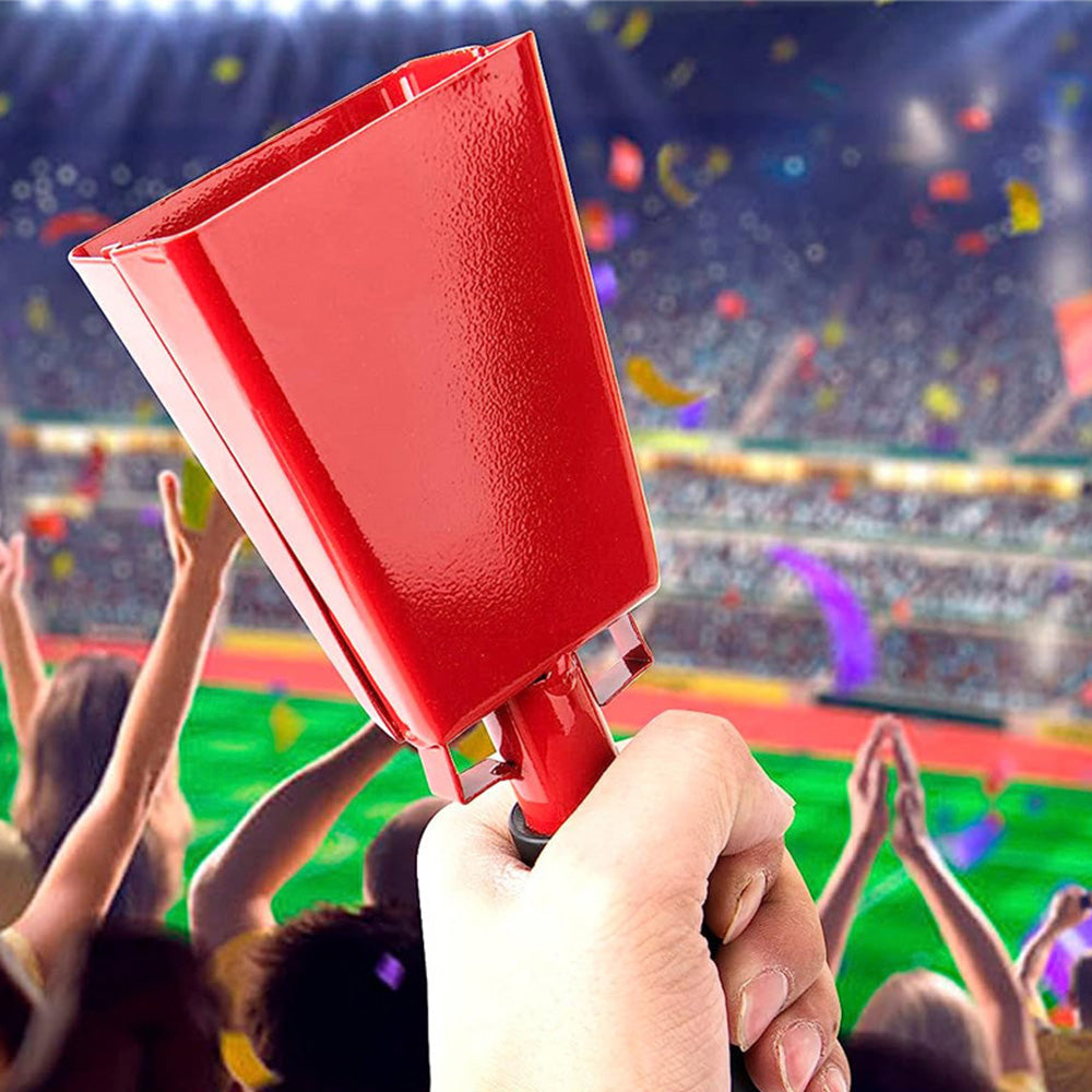 10 Inch Mental Large Cow Bells Noise Makers Cheering Cowbells For Sport Events School