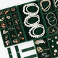 4pcs Stackable Jewelry Organizer Boxes Set for Earrings Rings Necklaces Bracelets