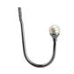 2Pcs U Shape Pearl Curtain Holdback Hooks with Screws