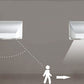 LED Wireless Motion Sensor Night Light with PIR Detection for Hallway Stairs