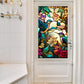 1 Sheet Static Cling Window Privacy Film Frosted Glass Window Sticker Window Covering Film