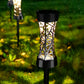 Solar Garden Lights with Warm White and Colorful Modes 4-Pack for Outdoor Lighting