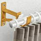 2 Pack Thickened Aluminum Alloy Curtain Rod Brackets for 28 to 32mm Rods