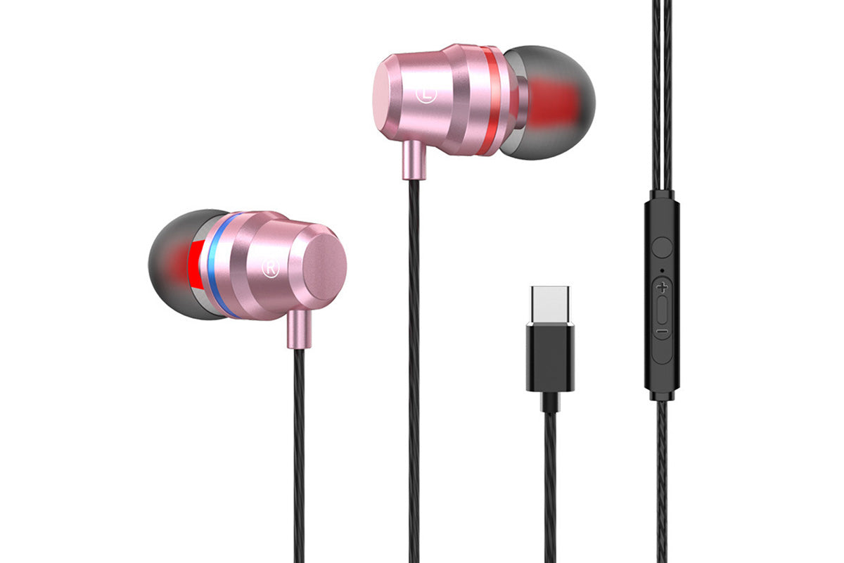 USB C Headphones Over Ear Hooks for iPhone 16 15 Pro Max Plus Samsung Galaxy S25