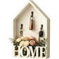 Vintage Key Holder Wall Mount with 3 Metal Hooks Key Rack for Entryway Living Room