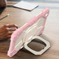 360 Degree Case for Samsung Galaxy Tab A11 Plus A9 Plus with Shoulder Strap-Pink