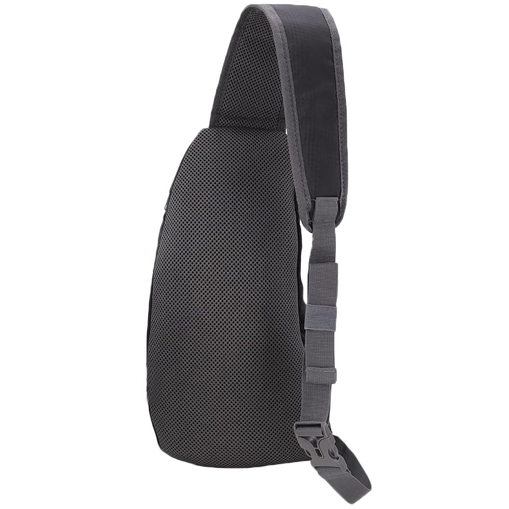 Crossbody Sling Backpack Zipped Chest Bag Outdoors Hiking Bag
