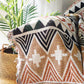 130x160cm Aztec Throw Blanket Bohemian Sofa Throw Blanket with Tassels