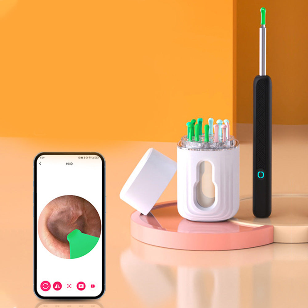Ear Cleaner Ear Wax Remover Ear Camera Cleaning Removal Pick Tool Visual Scoop with Base