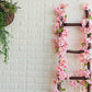 4Pcs Sakura Vine Artificial Silk Hanging Garland 2.3 m for Wedding and Home Decoration
