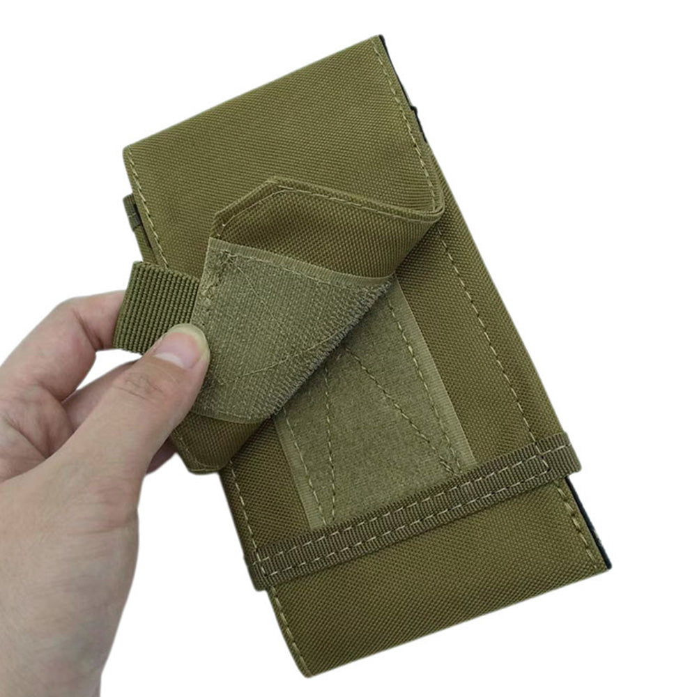 Tactical Molle Pouch for Smartphone Flip Top Outdoor Mobile Phone Pouch for Hiking Camping