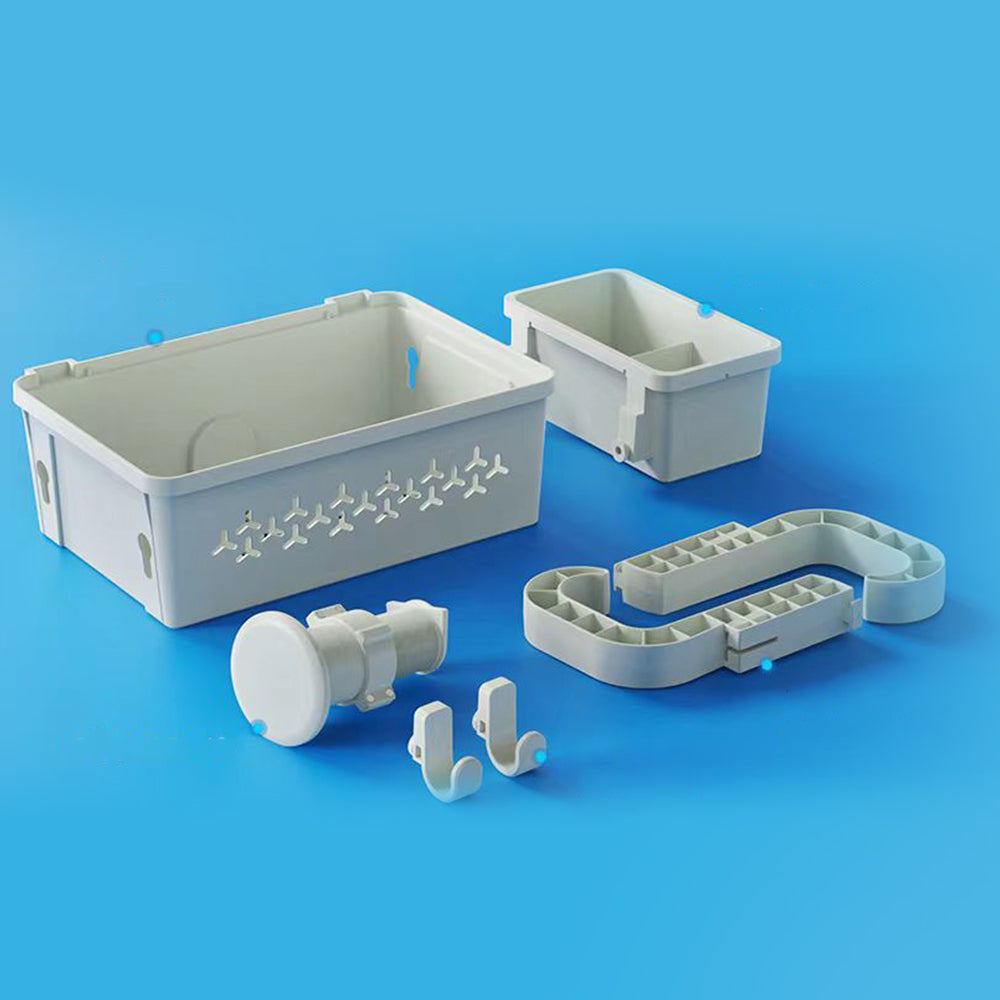 Hanging Removable Poolside Storage Basket with Cup Holders