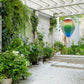 Hot Air Balloon Solar Hanging Light with Flickering Flame Light