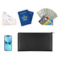 2Pcs PU Leather Zipper Security Cash Bag