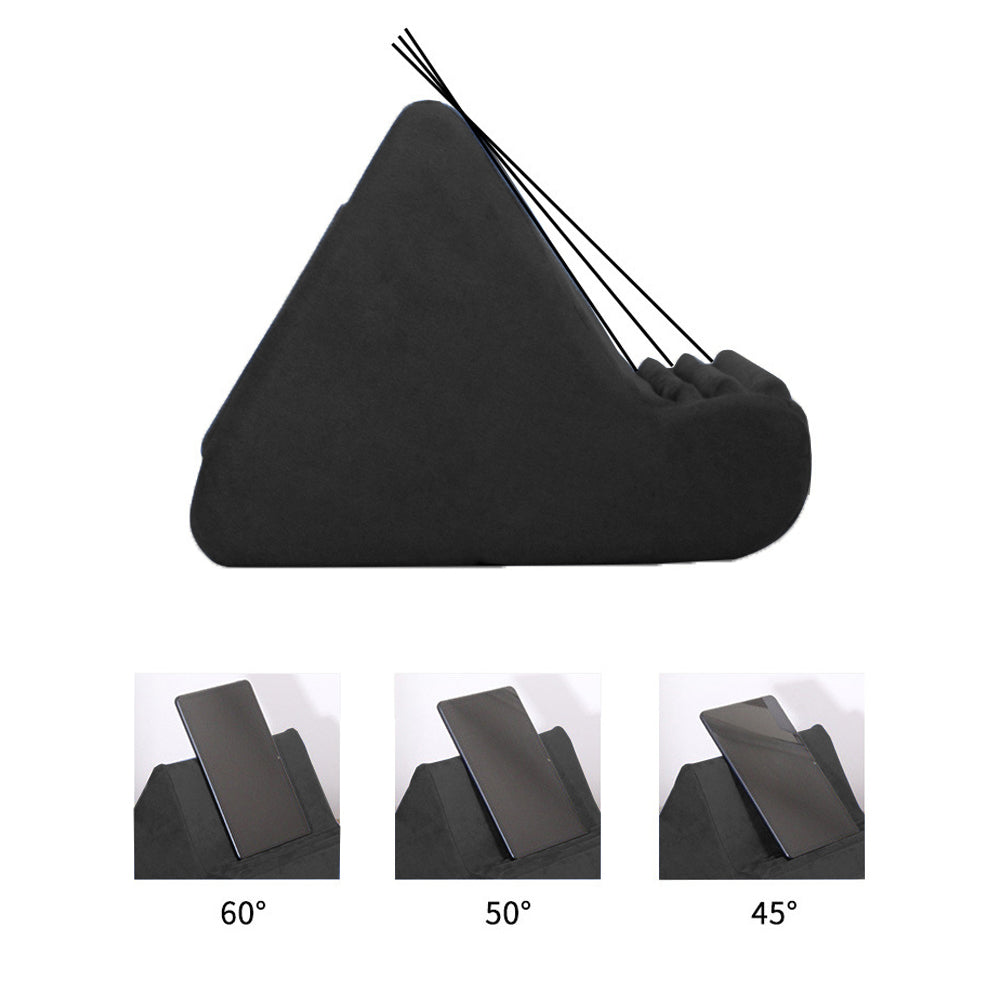 Multi-Angle Tablet Holder Compatible with iPads Lazy Holder Stand for Bed and Desk with 2 Pockets