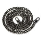 2Pcs Flat Chain Shoulder Strap Replacement Metal Bag Strap with Hook Clasps for Handbags Purses