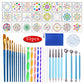 53Pcs Mandala Stencil Rocks Dot Painting Tool Kits