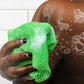 2PCS African Net Sponge Body Scrubber for Exfoliating and Bathing