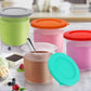 4Pcs Cream Pints Cup Storage Jars For Ninja NC299AM C300s Series
