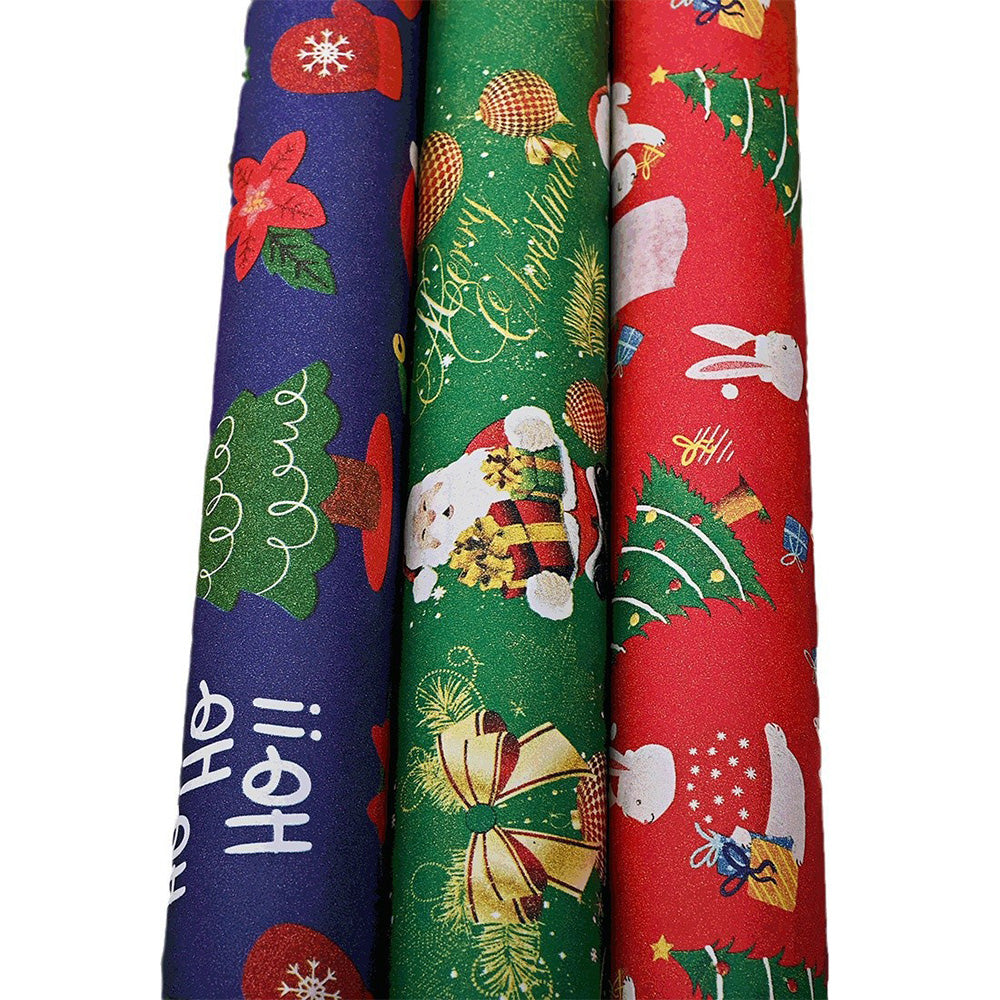 Christmas Wrapping Paper for Gift Wrap Party Decor and DIY Crafts