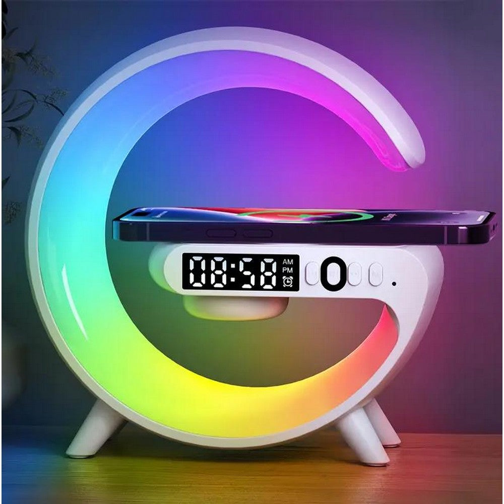 3 in 1 Night Light Bluetooth Speaker with USB Wireless Charger
