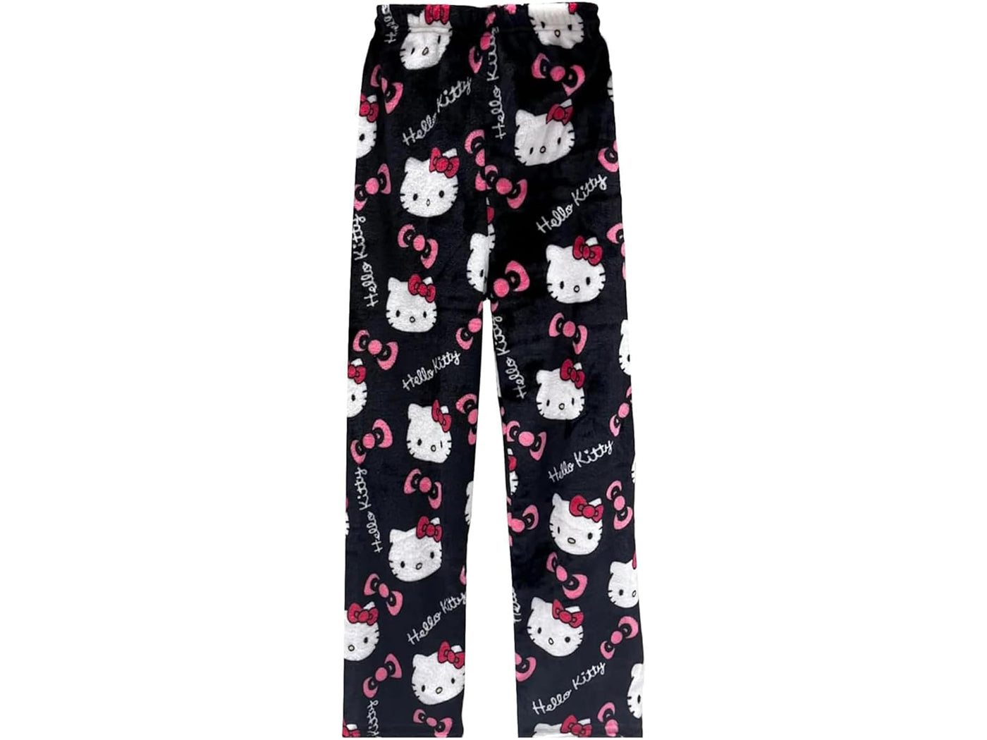 Women's Hello Kitty Inspired Flannel Cartoon Print Pajama Pants