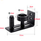 2Pcs Wall Mounted Sliding Barn Door Floor Guide for Flush Bottom Adjustable Stay Rollers