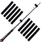 10Pcs Fishing Rod Straps Fishing Rod Clips for Casting Spinning Fly Rods