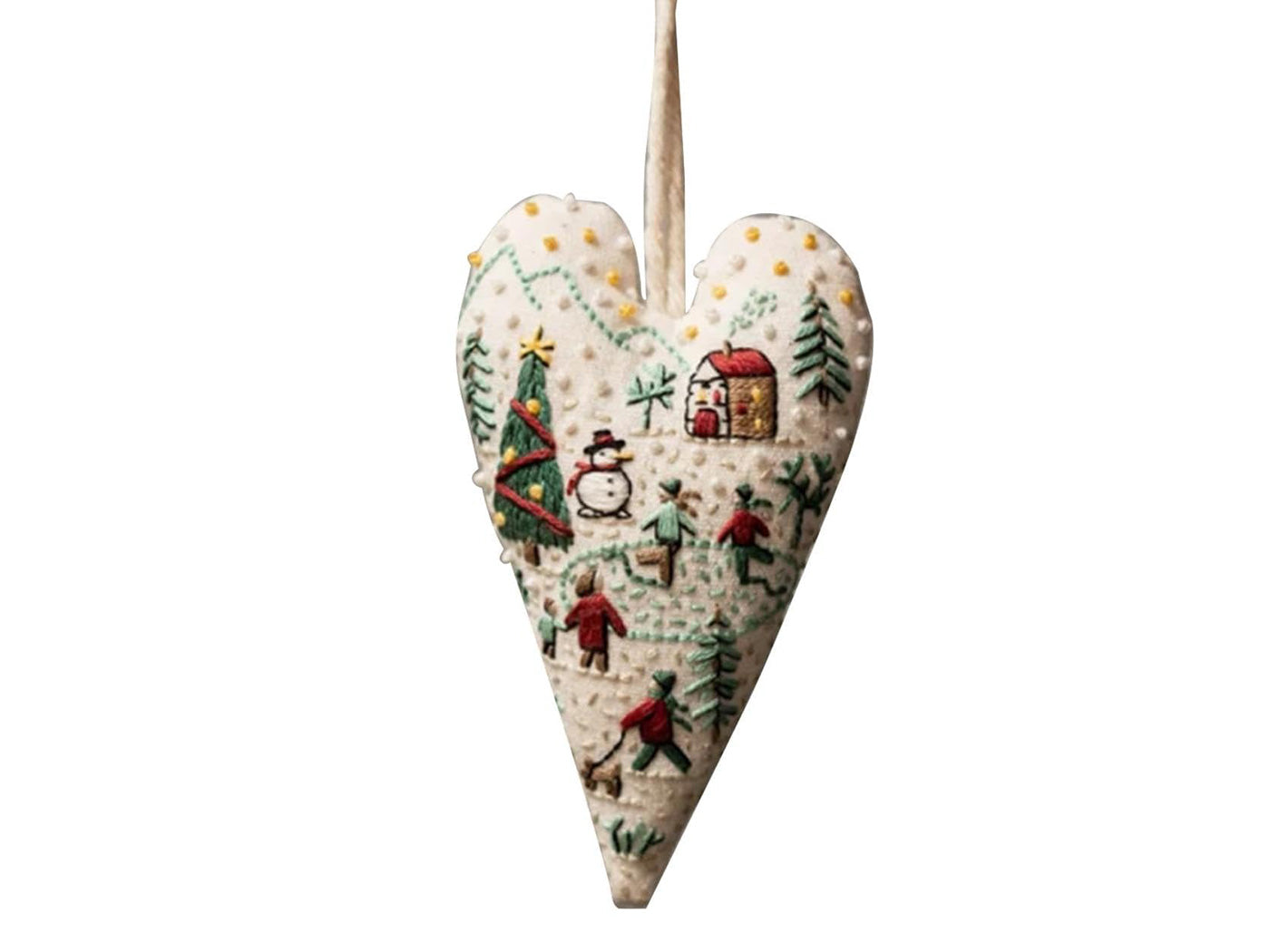DIY Embroidery Christmas Ornament Kits Christmas Tree Hanging Ornament