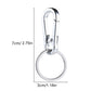 4 Pcs Metal Keychain Key Ring Clip Holder for Home Car Keys and Bags