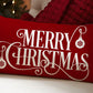 Merry Christmas Throw Pillowcase Rectangle Lumbar Winter Holiday Cushion Cover