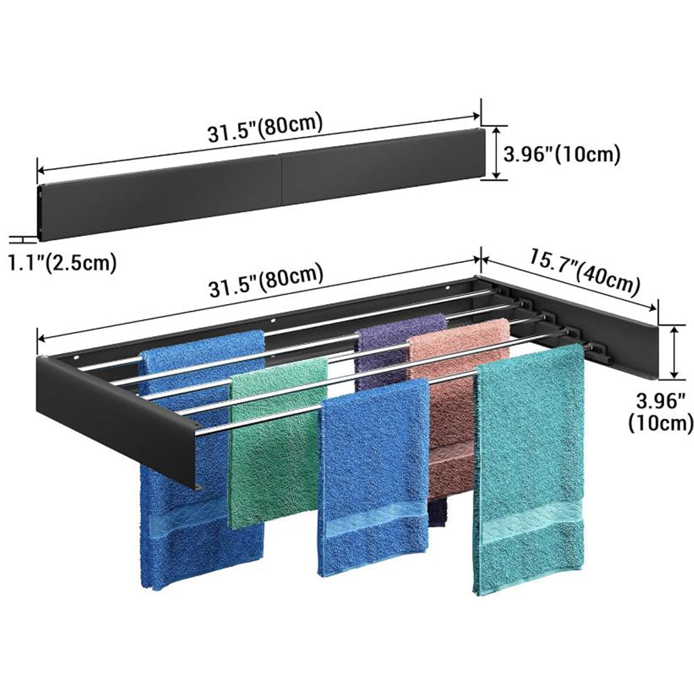Foldable Wall Mounted Drying Rack