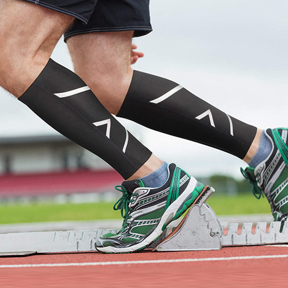 Pair of Compression Calf Sleeve for Pain Relief Gym Running