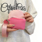 2-In-1 Dual-Pouch Wristlet Zipper Pouch Set Wallet Coin Purse Card Holder