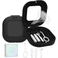 Retainer Case with Mirror and Retainer Removal Tool Mouth Guard Storage Box