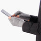Winter Faux Alpaca Wool Thermal Men Knitted Half-Finger Gloves