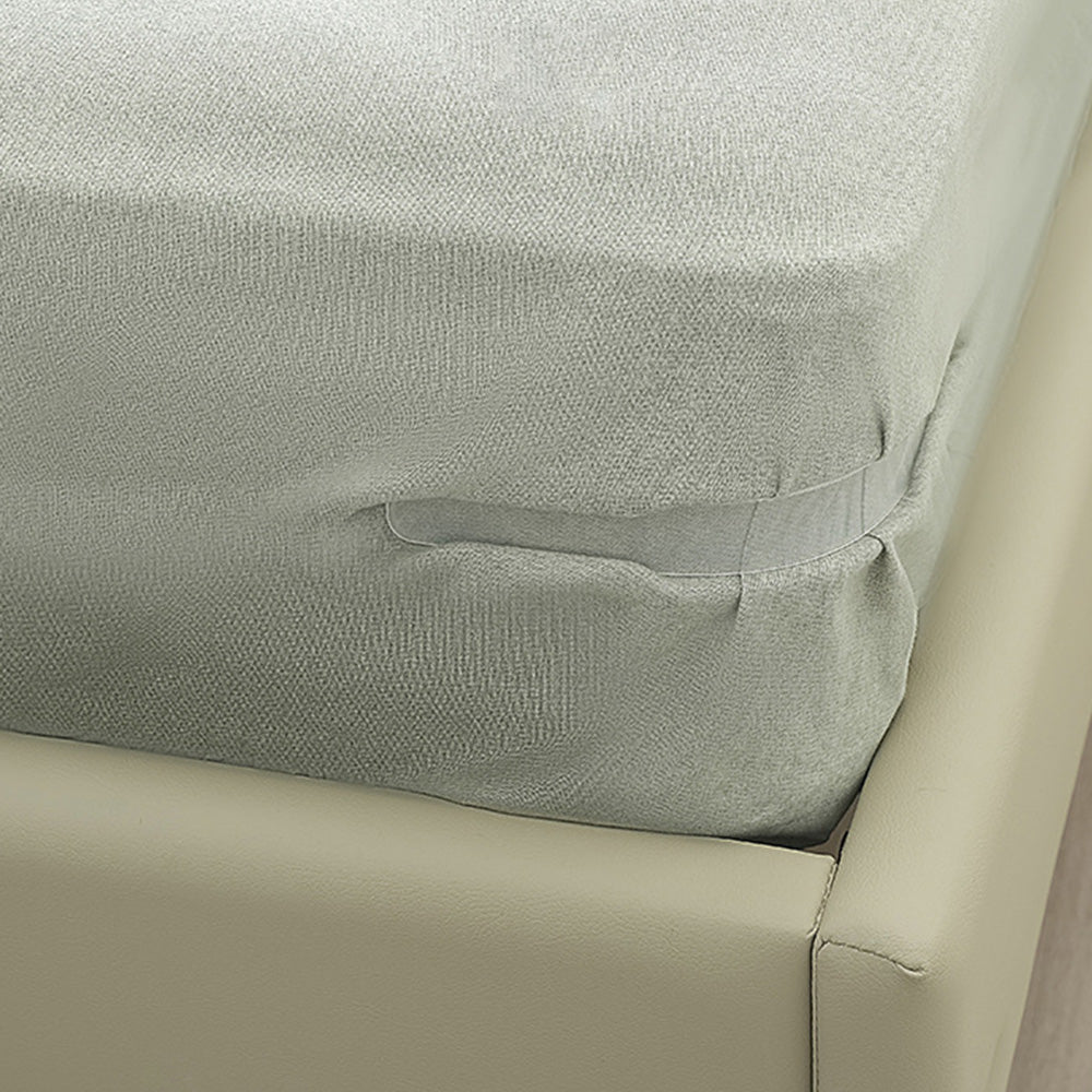 4Pcs Lock Bed Sheet Holders Set with 4 Retaining Strips Fit All Mattress Size