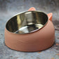 Slanted Stainless Steel Pet Feeder Bowl