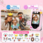 2.8Inch Touchscreen Kids Learning Play Toy Phone With Dual Camera Kids Smart Phone With 8G SD Card