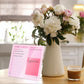Thick Acrylic Dry Erase Board for Desk Planner with Stand