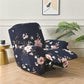 4 Pieces Set Printed Recliner Chair Cover