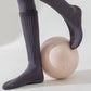 3 Pairs Knee-High Non-Slip Yoga Socks with Grips for Pilates Dance Barre