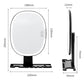 Bathroom Anti Fog Mirror with Lights Built In Shelf No Drilling Installation for Shower Room