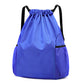 Sport Drawstring Backpack With 2 Pockets Large Capacity Basketball Bag