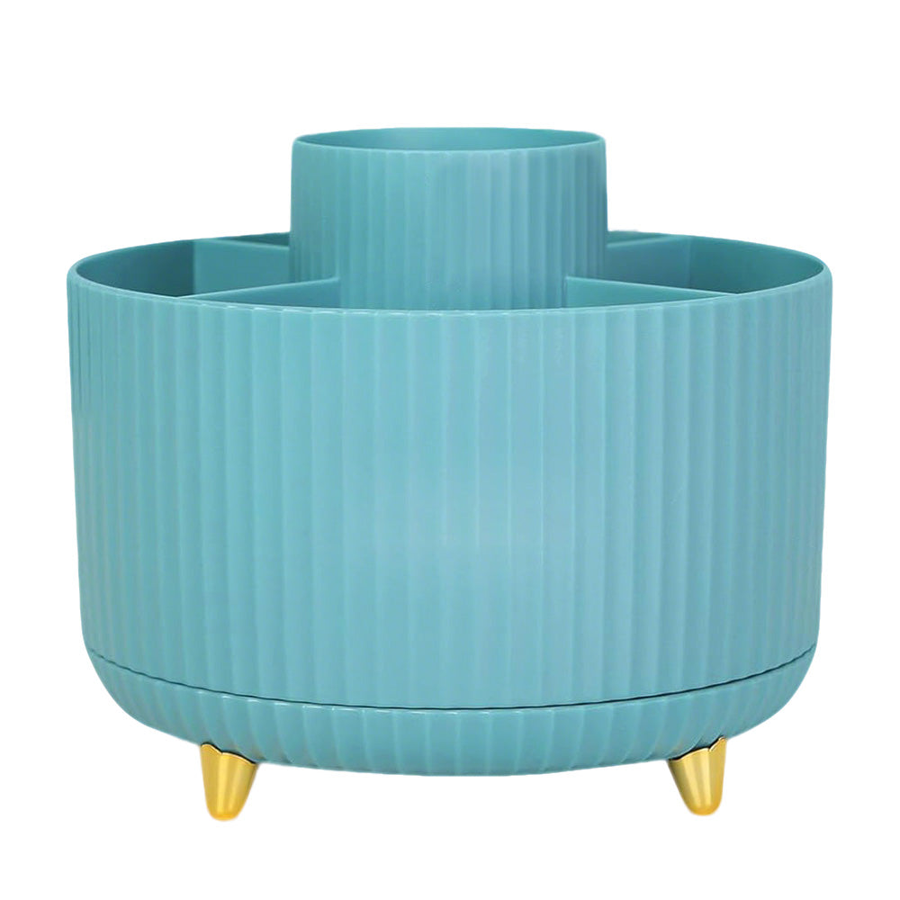 360 Degree Rotating Desk Organizer with 4 Slots For Pencil and Pen Holder