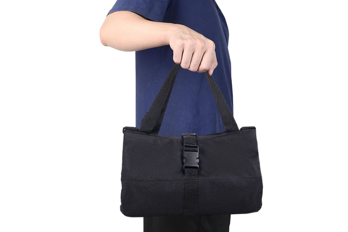 5 Pockets Tool Roll Organizer Bag Oxford Cloth Storage for Mechanics