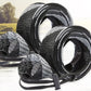 2Pcs Fishing Rod Socks with Elastic Strap Fishing Rod Sleeve for Baitcasting