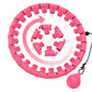32 Section Detachable Weighted Hula Hoop Adjustable 26 to 58 Inches